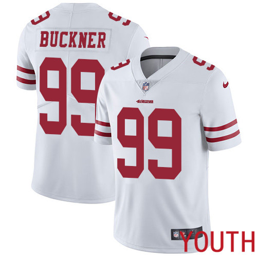 San Francisco 49ers Limited White Youth DeForest Buckner Road NFL Jersey #99 Vapor Untouchable